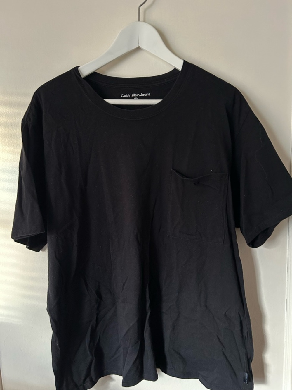 Calvin Klein Jeans Black Pocket Tee